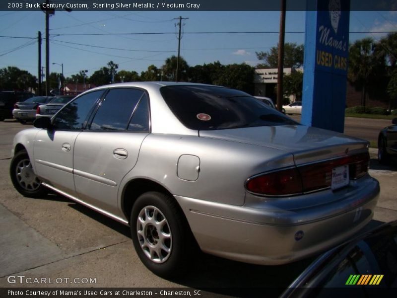 Sterling Silver Metallic / Medium Gray 2003 Buick Century Custom