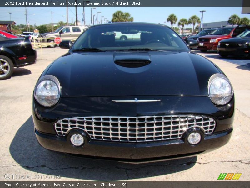 Evening Black / Midnight Black 2002 Ford Thunderbird Premium Roadster