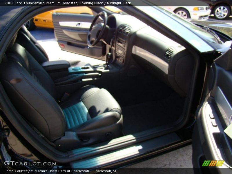Evening Black / Midnight Black 2002 Ford Thunderbird Premium Roadster