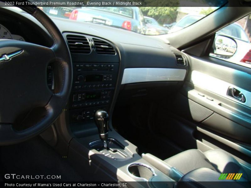 Evening Black / Midnight Black 2002 Ford Thunderbird Premium Roadster
