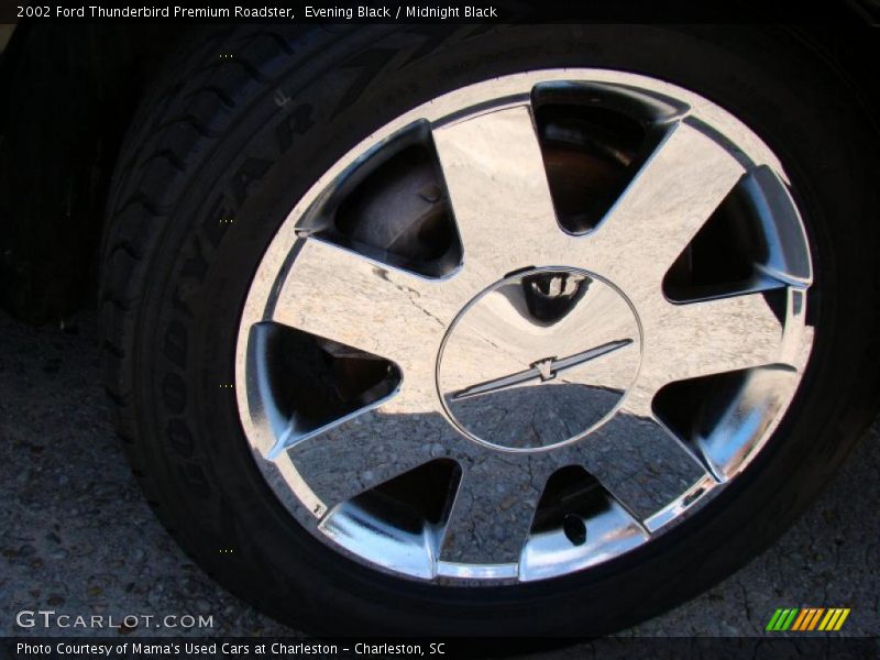 Evening Black / Midnight Black 2002 Ford Thunderbird Premium Roadster