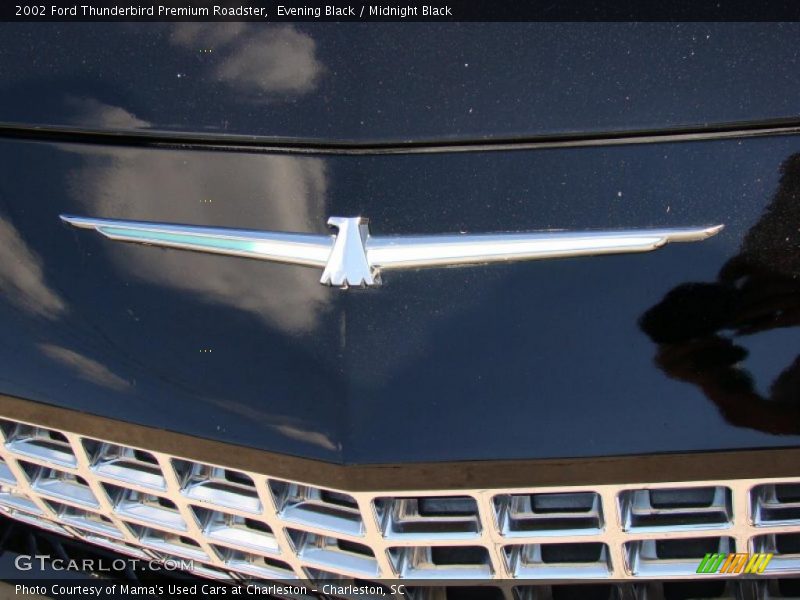 Evening Black / Midnight Black 2002 Ford Thunderbird Premium Roadster
