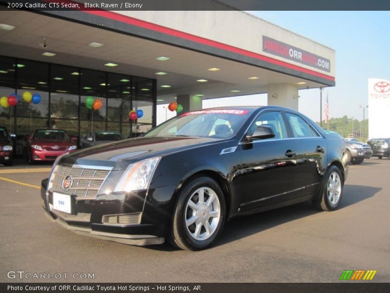 Black Raven / Ebony 2009 Cadillac CTS Sedan