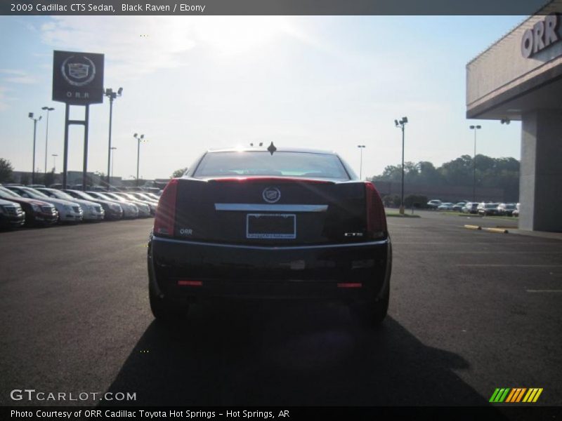 Black Raven / Ebony 2009 Cadillac CTS Sedan