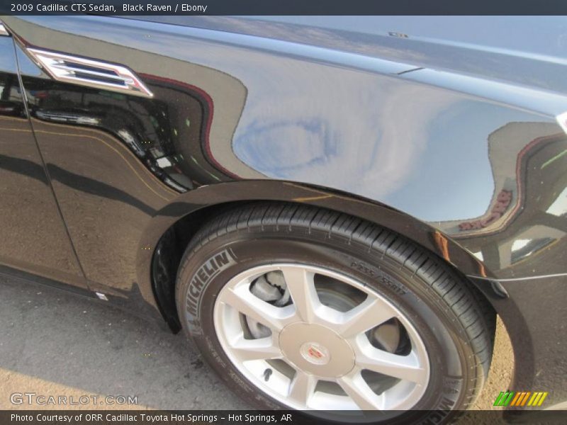 Black Raven / Ebony 2009 Cadillac CTS Sedan