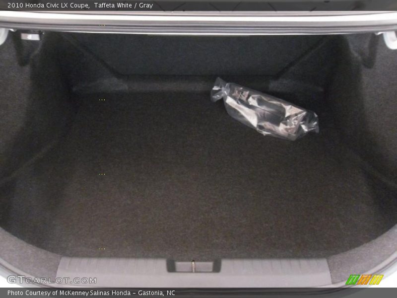 Taffeta White / Gray 2010 Honda Civic LX Coupe