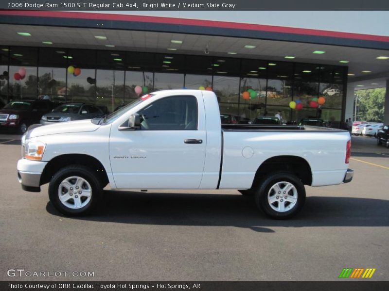 Bright White / Medium Slate Gray 2006 Dodge Ram 1500 SLT Regular Cab 4x4