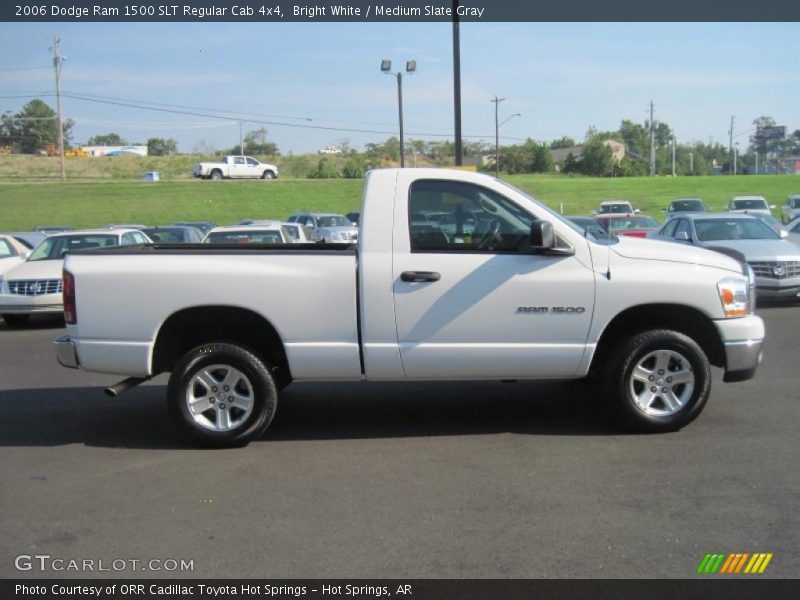 Bright White / Medium Slate Gray 2006 Dodge Ram 1500 SLT Regular Cab 4x4