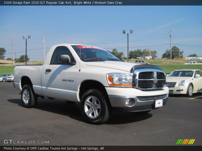 Bright White / Medium Slate Gray 2006 Dodge Ram 1500 SLT Regular Cab 4x4