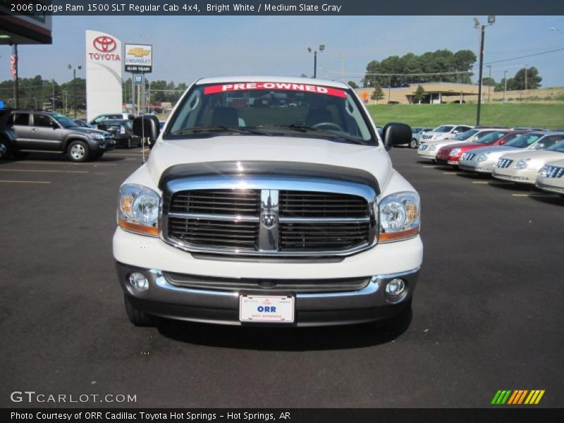 Bright White / Medium Slate Gray 2006 Dodge Ram 1500 SLT Regular Cab 4x4