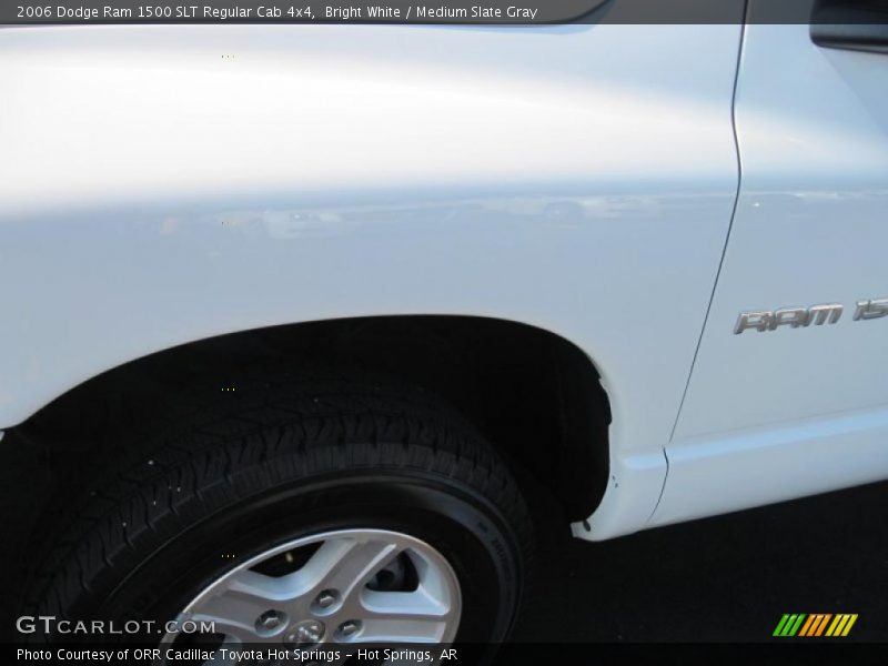 Bright White / Medium Slate Gray 2006 Dodge Ram 1500 SLT Regular Cab 4x4