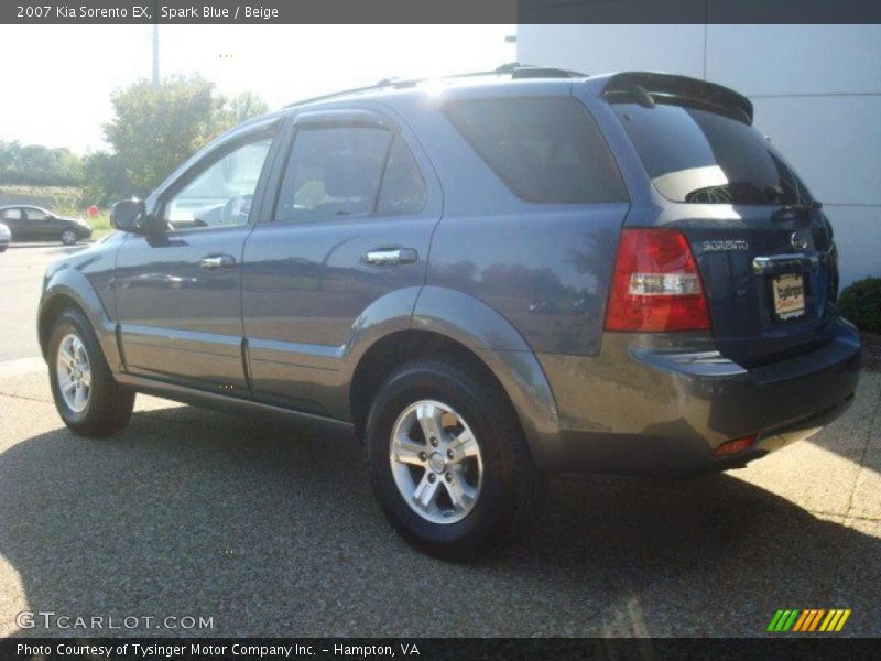 Spark Blue / Beige 2007 Kia Sorento EX
