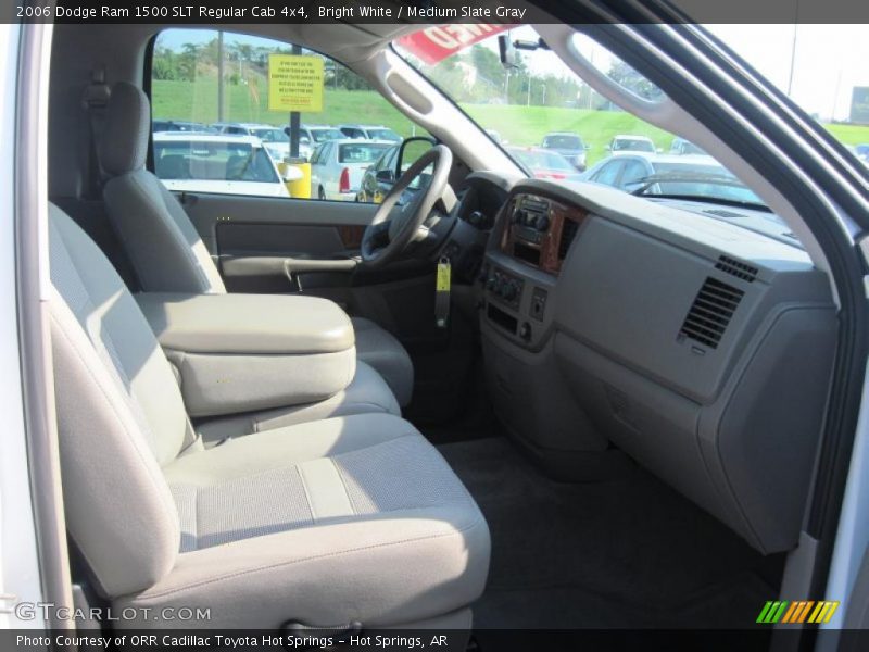 Bright White / Medium Slate Gray 2006 Dodge Ram 1500 SLT Regular Cab 4x4