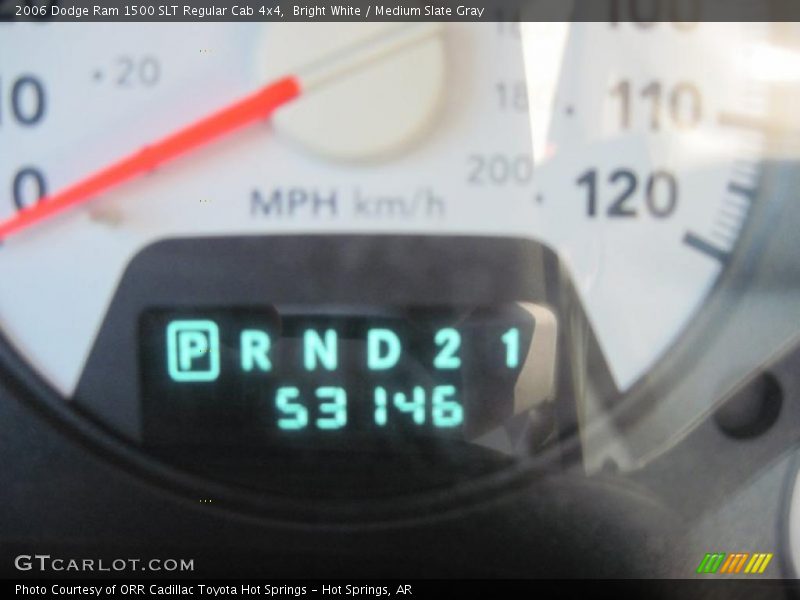 Bright White / Medium Slate Gray 2006 Dodge Ram 1500 SLT Regular Cab 4x4