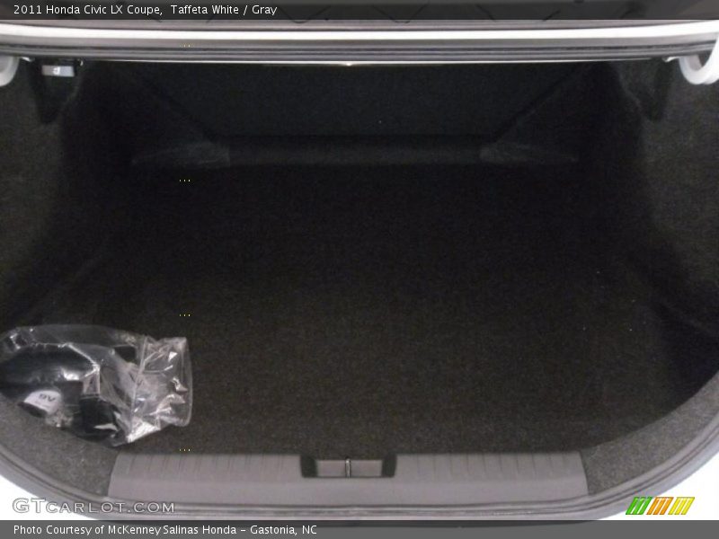 Taffeta White / Gray 2011 Honda Civic LX Coupe