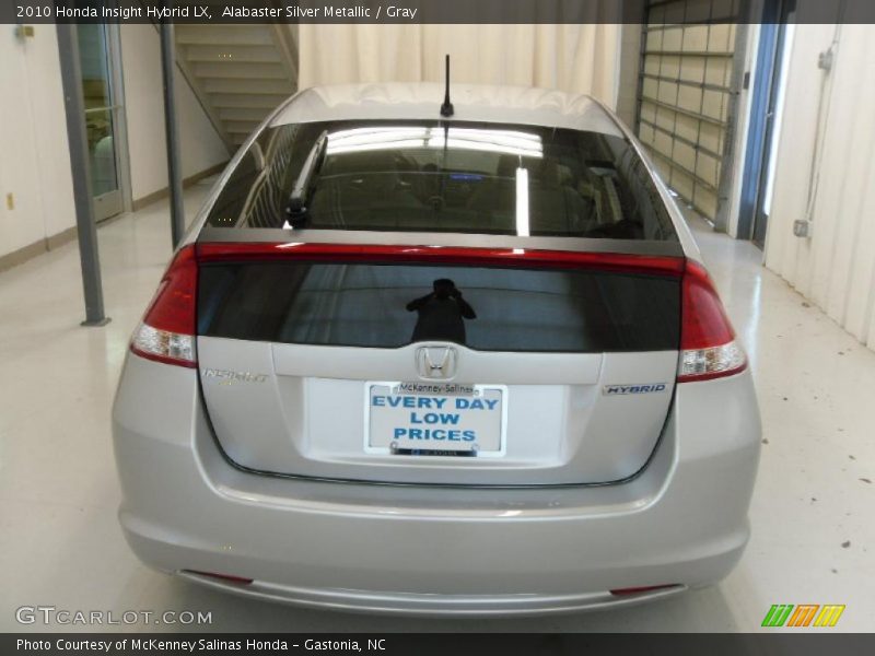 Alabaster Silver Metallic / Gray 2010 Honda Insight Hybrid LX