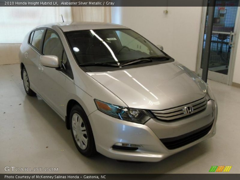 Alabaster Silver Metallic / Gray 2010 Honda Insight Hybrid LX