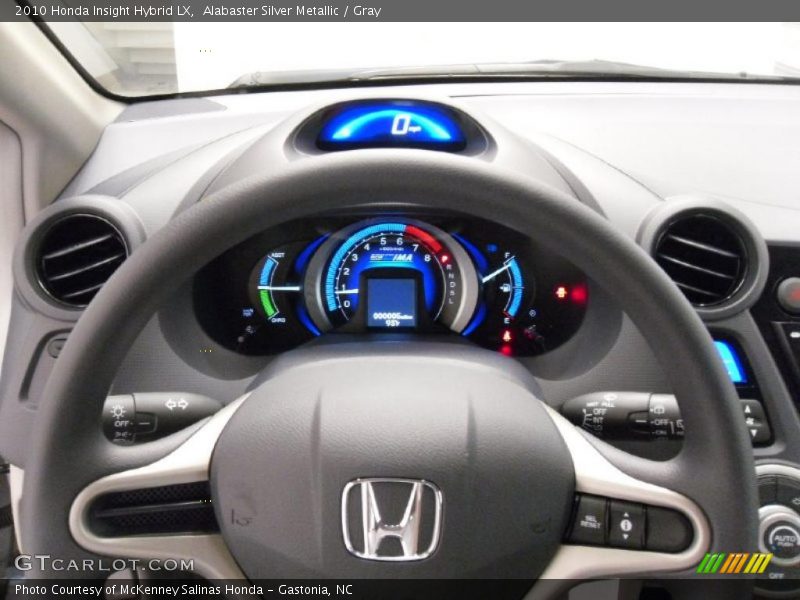 Alabaster Silver Metallic / Gray 2010 Honda Insight Hybrid LX