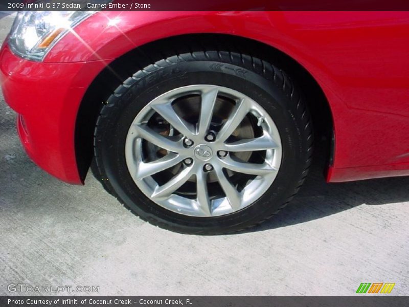 Garnet Ember / Stone 2009 Infiniti G 37 Sedan