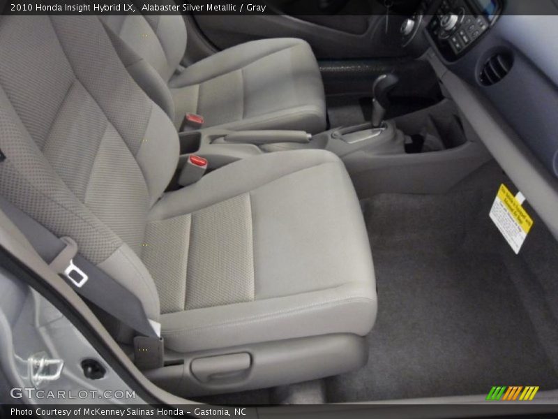 Alabaster Silver Metallic / Gray 2010 Honda Insight Hybrid LX