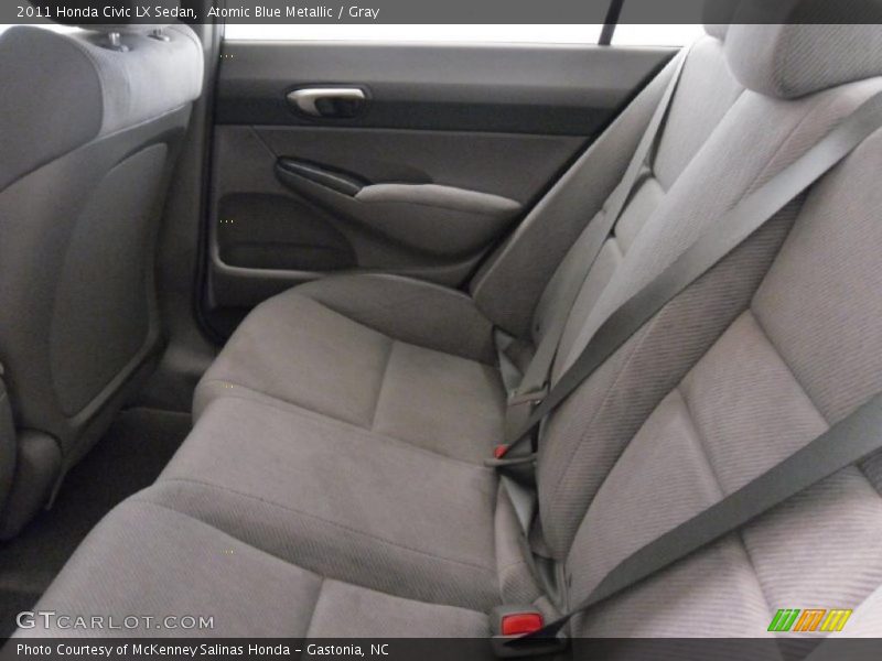 Atomic Blue Metallic / Gray 2011 Honda Civic LX Sedan
