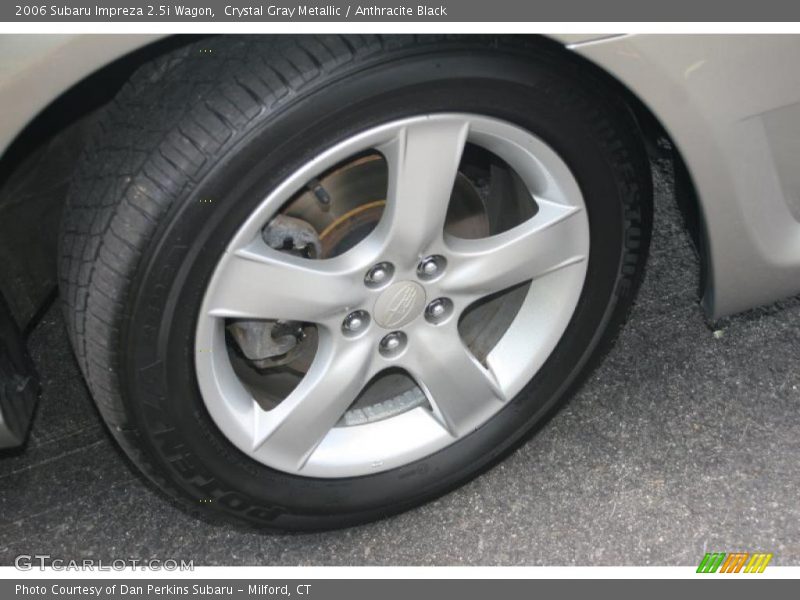 Crystal Gray Metallic / Anthracite Black 2006 Subaru Impreza 2.5i Wagon