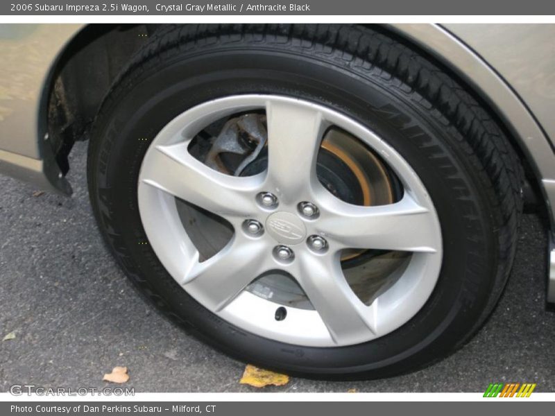 Crystal Gray Metallic / Anthracite Black 2006 Subaru Impreza 2.5i Wagon