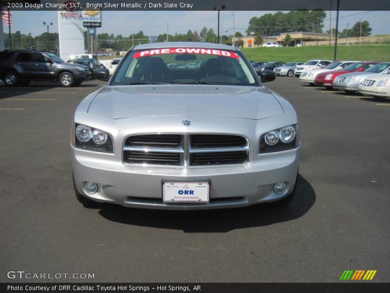Bright Silver Metallic / Dark Slate Gray 2009 Dodge Charger SXT