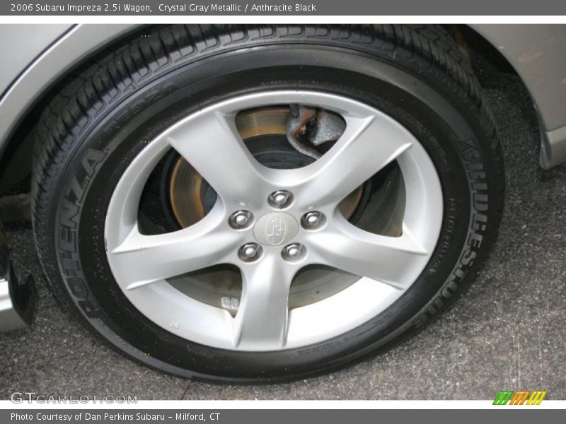 Crystal Gray Metallic / Anthracite Black 2006 Subaru Impreza 2.5i Wagon