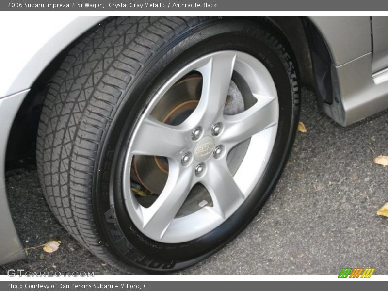 Crystal Gray Metallic / Anthracite Black 2006 Subaru Impreza 2.5i Wagon