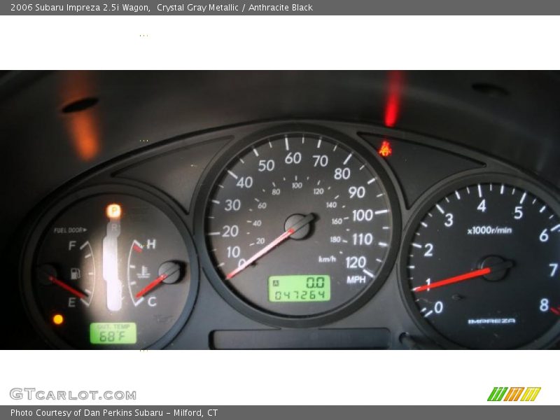 Crystal Gray Metallic / Anthracite Black 2006 Subaru Impreza 2.5i Wagon