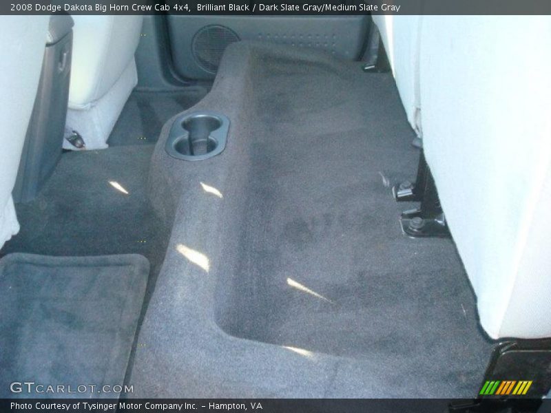 Brilliant Black / Dark Slate Gray/Medium Slate Gray 2008 Dodge Dakota Big Horn Crew Cab 4x4