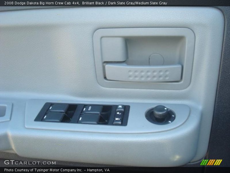 Brilliant Black / Dark Slate Gray/Medium Slate Gray 2008 Dodge Dakota Big Horn Crew Cab 4x4