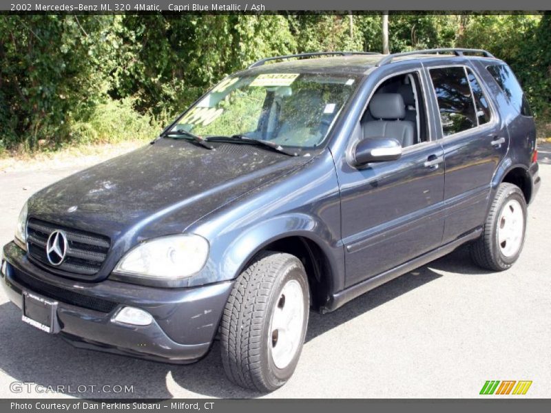 Capri Blue Metallic / Ash 2002 Mercedes-Benz ML 320 4Matic