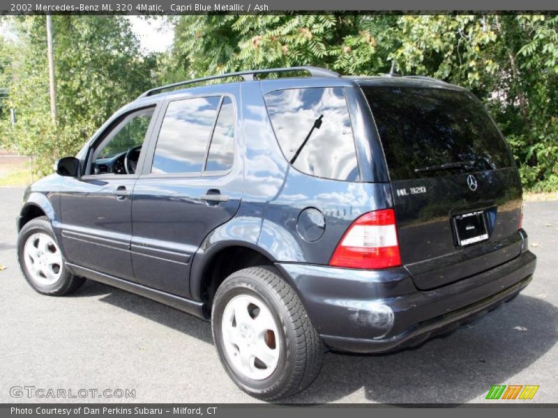 Capri Blue Metallic / Ash 2002 Mercedes-Benz ML 320 4Matic