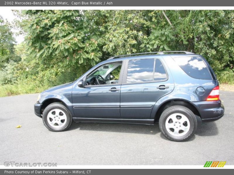 Capri Blue Metallic / Ash 2002 Mercedes-Benz ML 320 4Matic