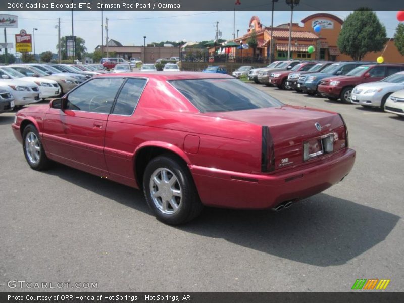Crimson Red Pearl / Oatmeal 2000 Cadillac Eldorado ETC