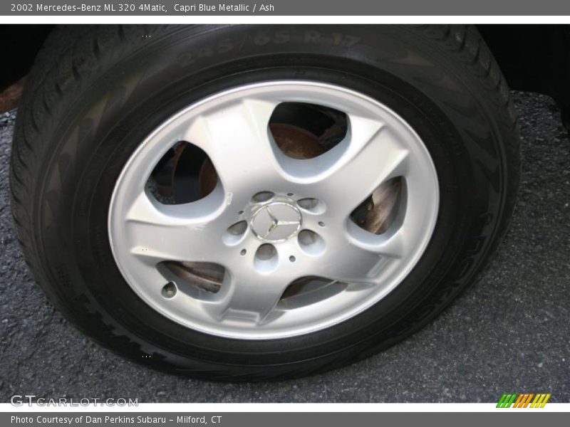 Capri Blue Metallic / Ash 2002 Mercedes-Benz ML 320 4Matic