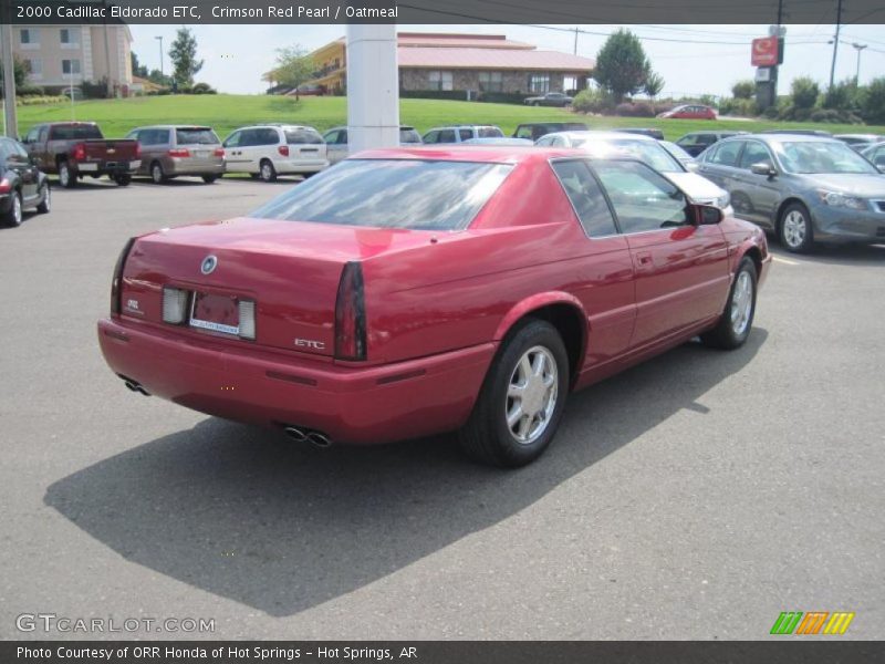 Crimson Red Pearl / Oatmeal 2000 Cadillac Eldorado ETC