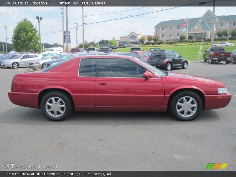 Crimson Red Pearl / Oatmeal 2000 Cadillac Eldorado ETC