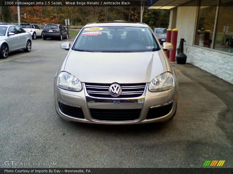 Wheat Beige Metallic / Anthracite Black 2006 Volkswagen Jetta 2.5 Sedan