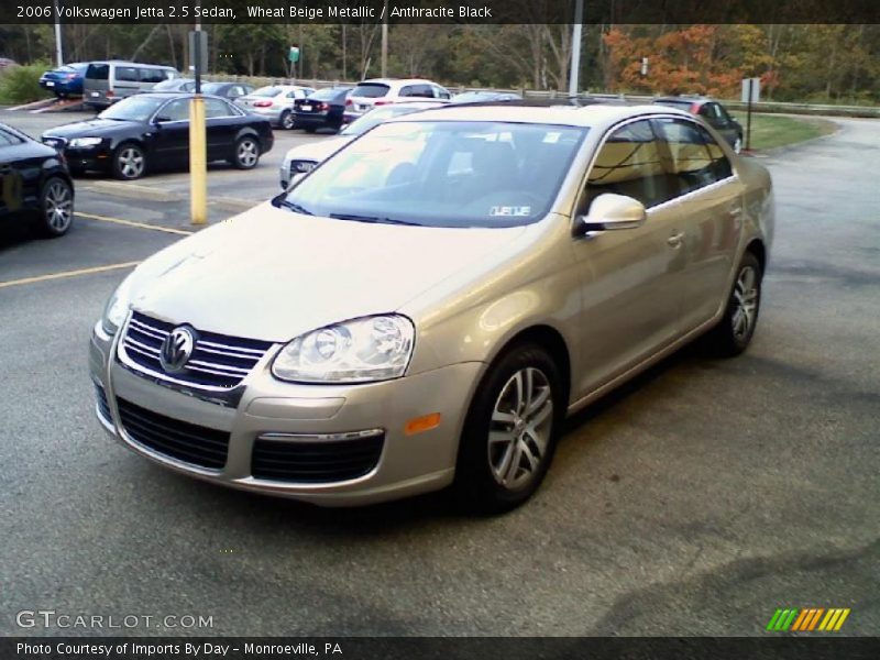 Wheat Beige Metallic / Anthracite Black 2006 Volkswagen Jetta 2.5 Sedan