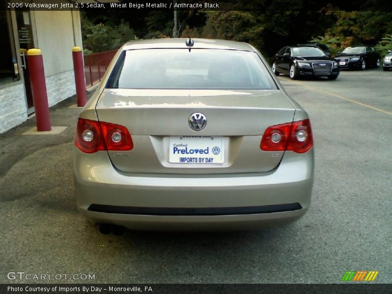 Wheat Beige Metallic / Anthracite Black 2006 Volkswagen Jetta 2.5 Sedan