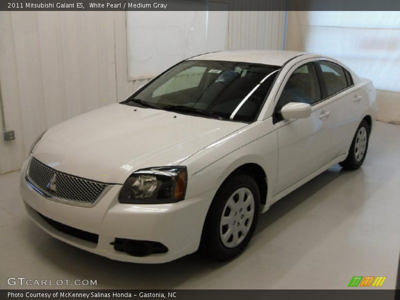 White Pearl / Medium Gray 2011 Mitsubishi Galant ES