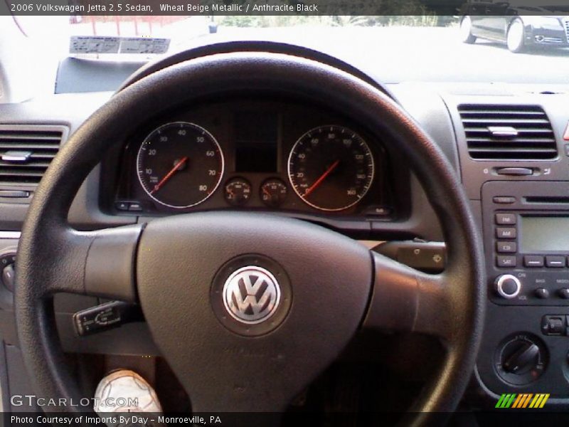 Wheat Beige Metallic / Anthracite Black 2006 Volkswagen Jetta 2.5 Sedan
