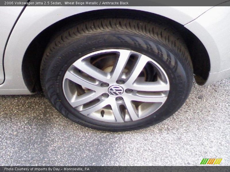 Wheat Beige Metallic / Anthracite Black 2006 Volkswagen Jetta 2.5 Sedan