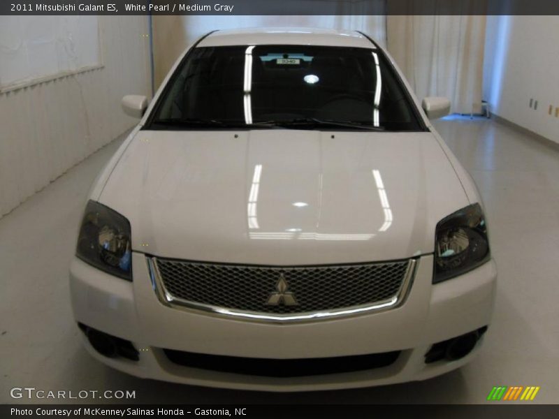 White Pearl / Medium Gray 2011 Mitsubishi Galant ES
