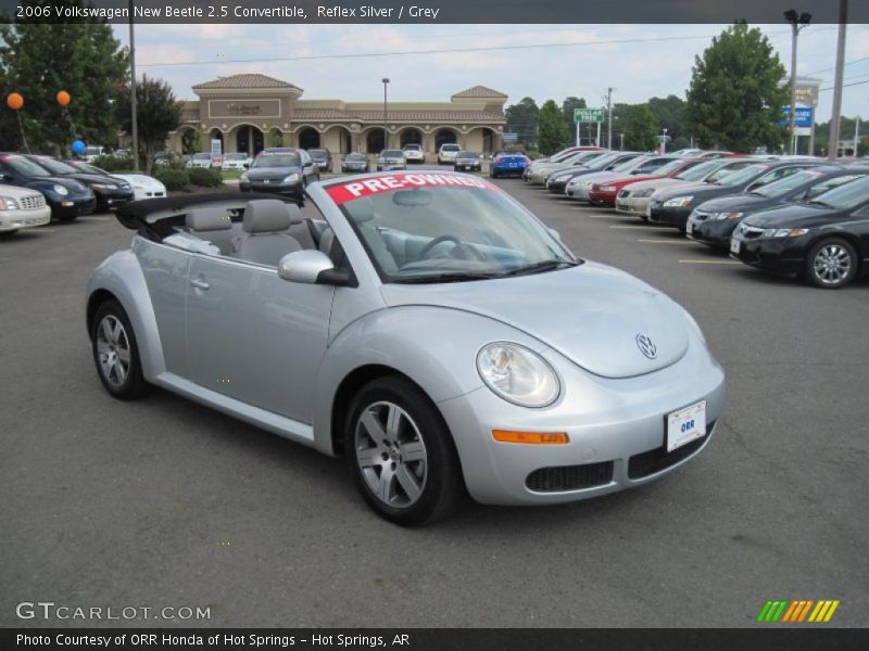 Reflex Silver / Grey 2006 Volkswagen New Beetle 2.5 Convertible