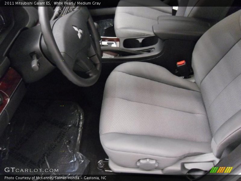 White Pearl / Medium Gray 2011 Mitsubishi Galant ES
