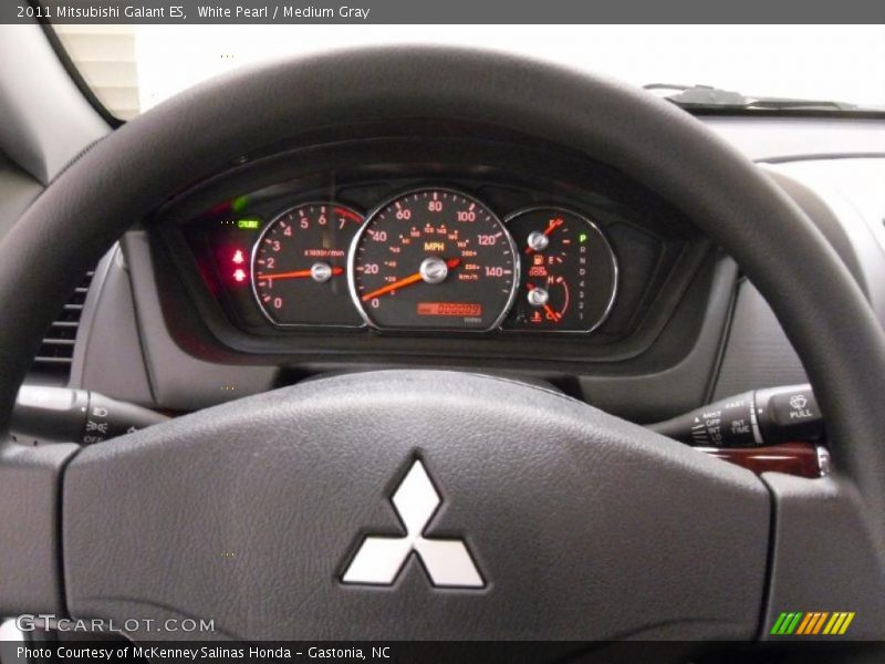 White Pearl / Medium Gray 2011 Mitsubishi Galant ES